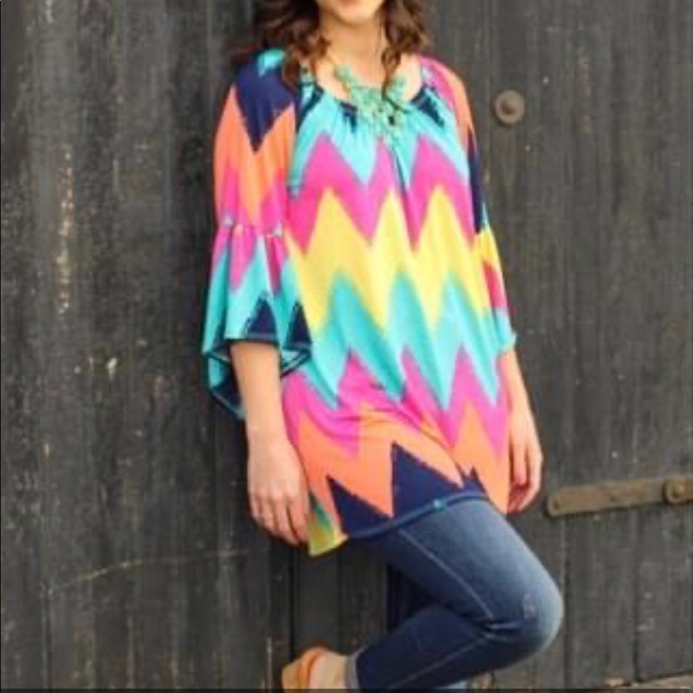Gorgeous colorful boutique tunic